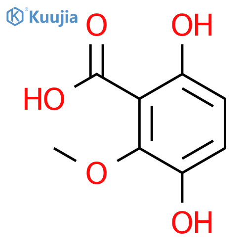 Benzoic acid,3,6-dihydroxy-2-methoxy- structure