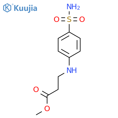 methyl 3-(4-sulfamoylphenyl)aminopropanoate structure