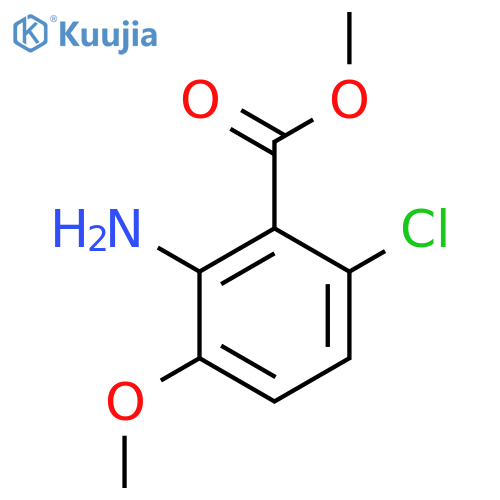 Methyl 2-amino-6-chloro-3-methoxybenzoate structure