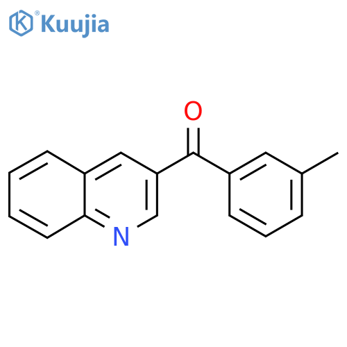3-(3-Methylbenzoyl)quinoline structure