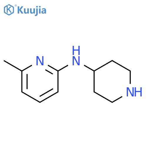 6-methyl-N-(piperidin-4-yl)pyridin-2-amine structure