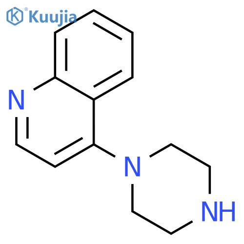 4-(piperazin-1-yl)quinoline structure