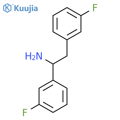 1,2-bis(3-fluorophenyl)ethan-1-amine structure