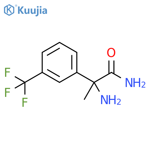 2-Amino-2-3-(trifluoromethyl)phenylpropanamide structure