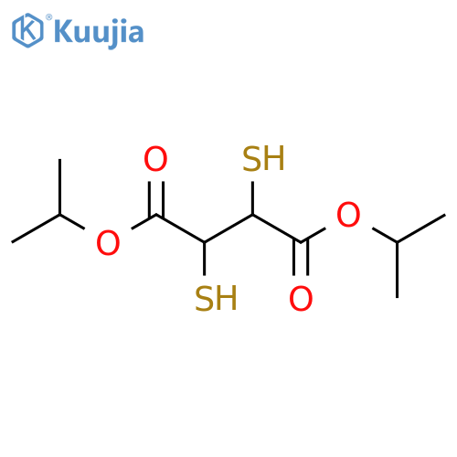 Butanedioic acid,2,3-dimercapto-, bis(1-methylethyl) ester, (R*,S*)- (9CI) structure