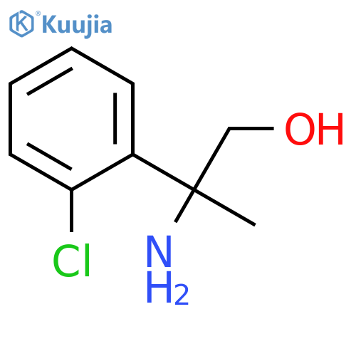 2-amino-2-(2-chlorophenyl)propan-1-ol structure