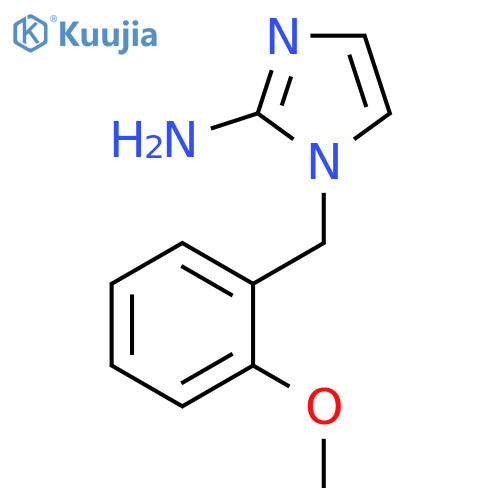 1-(2-methoxyphenyl)methyl-1H-imidazol-2-amine structure