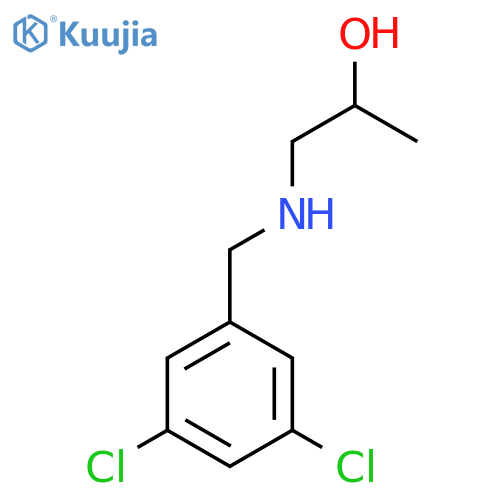 2-Propanol, 1-[[(3,5-dichlorophenyl)methyl]amino]- structure