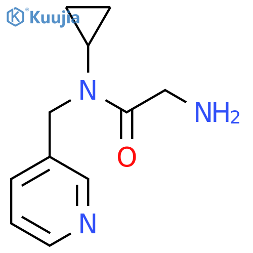 2-Amino-N-cyclopropyl-N-pyridin-3-ylmethyl-acetamide structure