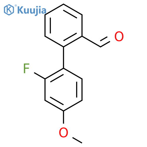 2-(2-fluoro-4-methoxyphenyl)benzaldehyde structure