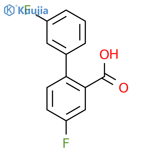 5-fluoro-2-(3-fluorophenyl)benzoic Acid structure