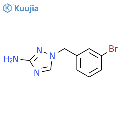 1-(3-Bromophenyl)methyl-1H-1,2,4-triazol-3-amine structure