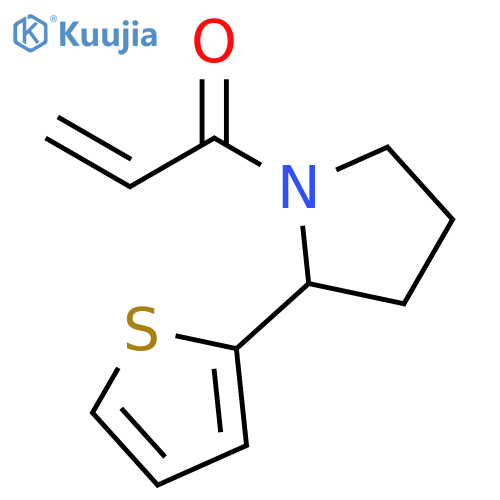 1-[2-(2-Thienyl)-1-pyrrolidinyl]-2-propen-1-one structure