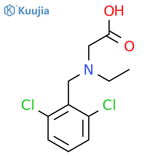 [(2,6-Dichloro-benzyl)-ethyl-amino]-acetic acid structure