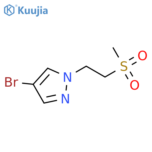 4-Bromo-1-(2-methanesulfonylethyl)-1H-pyrazole structure