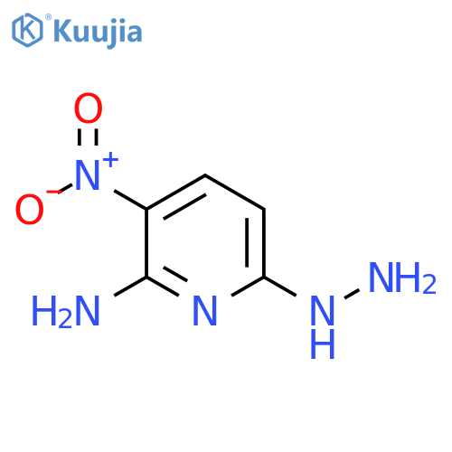 6-HYDRAZINYL-3-NITROPYRIDIN-2-AMINE structure