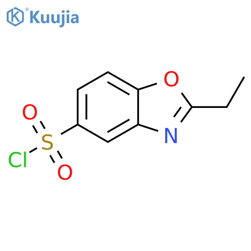 2-ethyl-1,3-benzoxazole-5-sulfonyl chloride structure