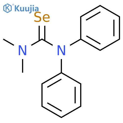 Selenourea, N,N-dimethyl-N',N'-diphenyl- structure