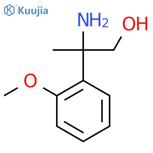 2-amino-2-(2-methoxyphenyl)propan-1-ol structure