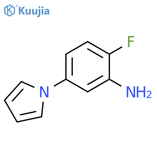 2-fluoro-5-(1H-pyrrol-1-yl)aniline structure