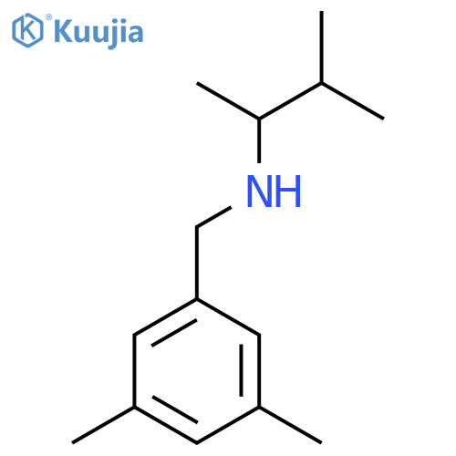 (3,5-dimethylphenyl)methyl(3-methylbutan-2-yl)amine structure