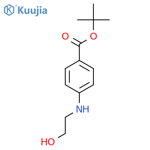 tert-butyl 4-(2-hydroxyethyl)aminobenzoate structure