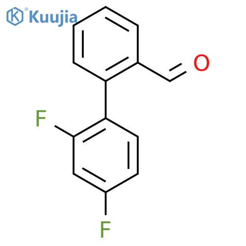 2-(2,4-Difluorophenyl)benzaldehyde structure