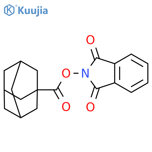 Tricyclo[3.3.1.13,7]decane-1-carboxylic acid, 1,3-dihydro-1,3-dioxo-2H-isoindol-2-yl ester structure