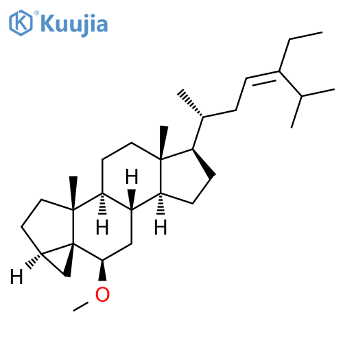 3,5-Cyclostigmast-23-ene, 6-methoxy-, (3α,5R,6β,23Z)- structure