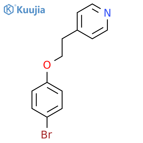4-[2-(4-Bromophenoxy)ethyl]pyridine structure