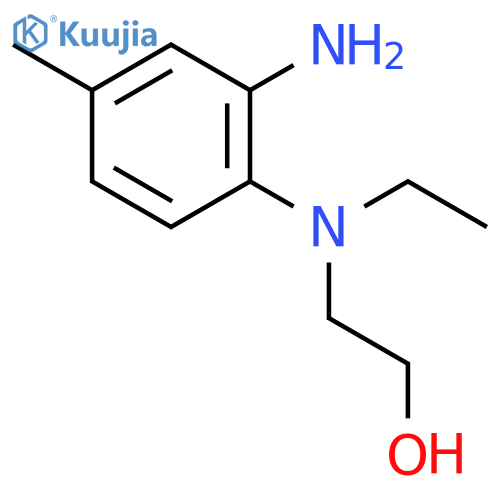 2-[2-Amino(ethyl)-4-methylanilino]-1-ethanol structure