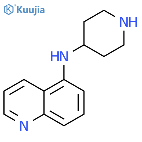N-(piperidin-4-yl)quinolin-5-amine structure