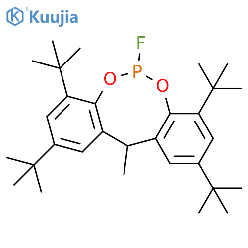 12H-Dibenzo[d,g][1,3,2]dioxaphosphocin,2,4,8,10-tetrakis(1,1-dimethylethyl)-6-fluoro-12-methyl- structure