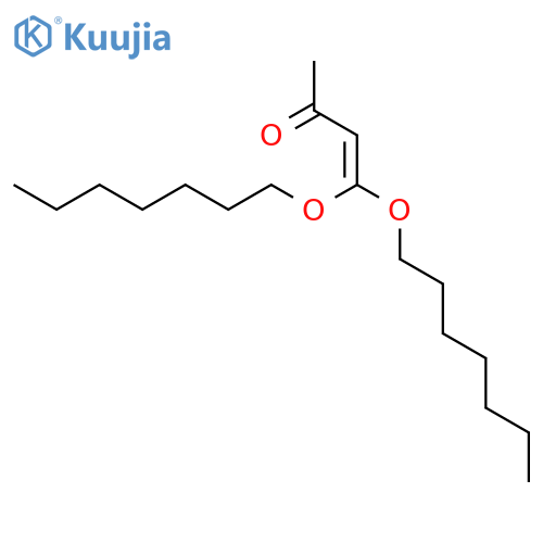 3-BUTEN-2-ONE, 4,4-BIS(HEPTYLOXY)- structure