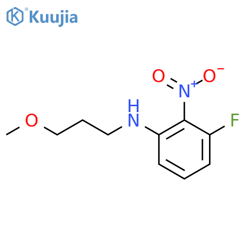 3-Fluoro-N-(3-methoxypropyl)-2-nitroaniline structure