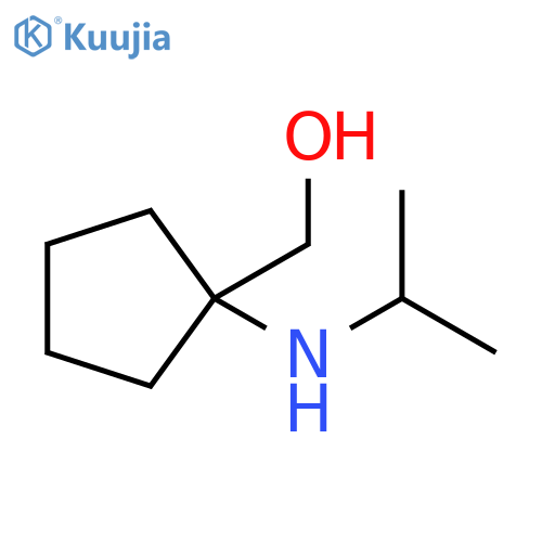 1-(1-Methylethyl)aminocyclopentanemethanol structure