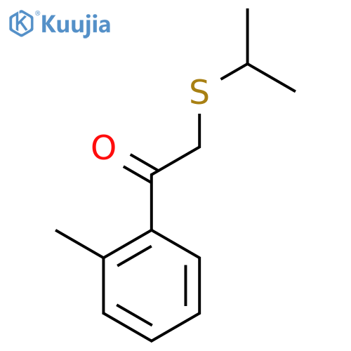 1-(2-Methylphenyl)-2-(propan-2-ylsulfanyl)ethan-1-one structure