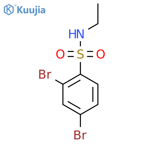 2,4-Dibromo-n-ethylbenzene-1-sulfonamide structure
