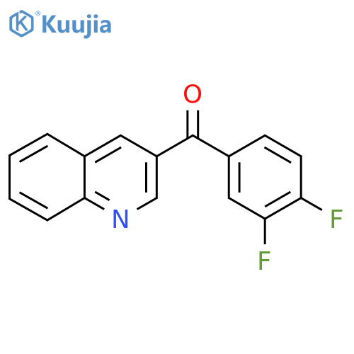 3-(3,4-Difluorobenzoyl)quinoline structure