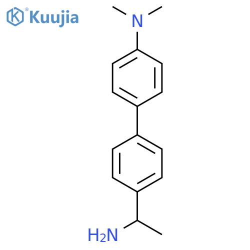 4-4-(1-Aminoethyl)phenyl-N,N-dimethylaniline structure