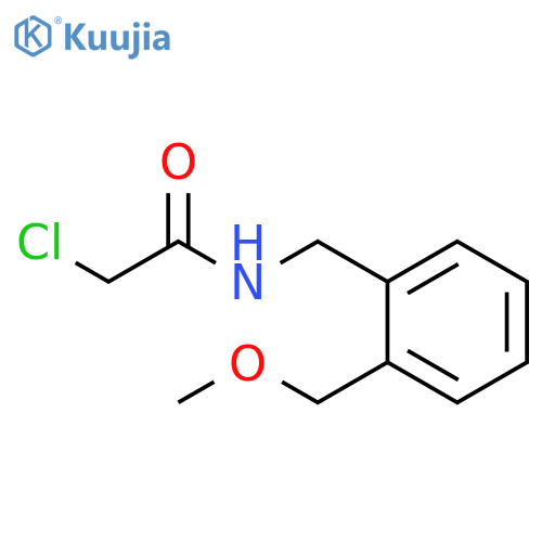 2-Chloro-N-{2-(methoxymethyl)phenylmethyl}acetamide structure