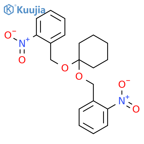 Benzene, 1,1'-[cyclohexylidenebis(oxymethylene)]bis[2-nitro- structure