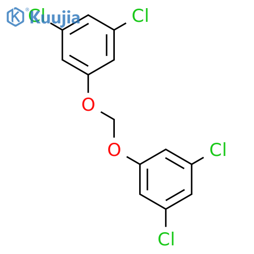 Benzene, 1,1'-[methylenebis(oxy)]bis[3,5-dichloro- structure