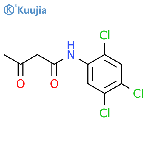 Butanamide, 3-oxo-N-(2,4,5-trichlorophenyl)- structure