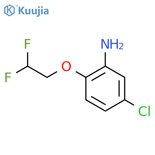 5-Chloro-2-(2,2-difluoroethoxy)aniline structure
