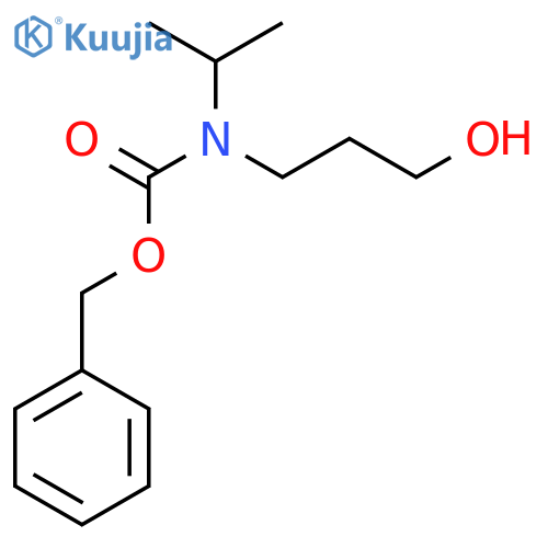 Benzyl (3-hydroxypropyl)(isopropyl)carbamate structure