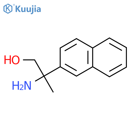 2-amino-2-(naphthalen-2-yl)propan-1-ol structure