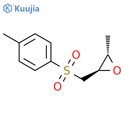 Oxirane, 2-methyl-3-[[(4-methylphenyl)sulfonyl]methyl]-, trans- structure