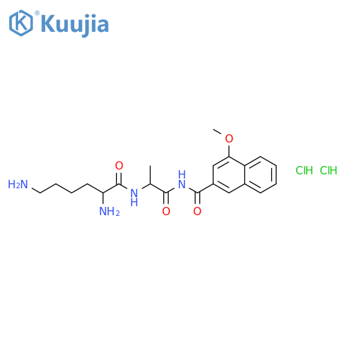 H-Lys-Ala-4MbNA·2 HCl structure