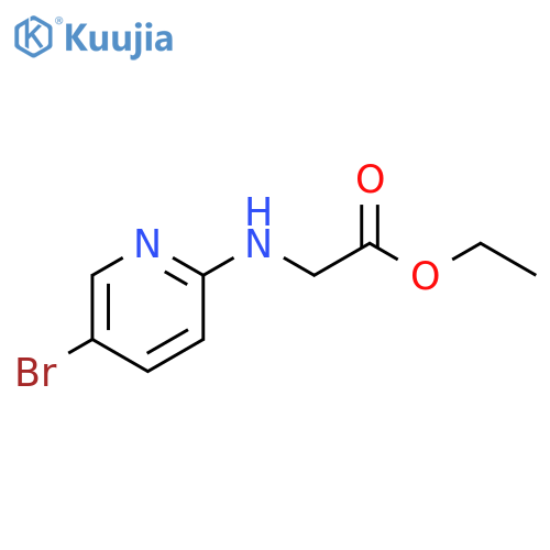 Glycine, N-(5-bromo-2-pyridinyl)-, ethyl ester structure